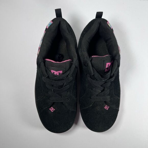 DC Shoes Court Graffk SE Lace Up Athletic Skateboard Shoes Youth Girls Size 4 - Picture 6 of 8